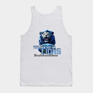 The sound of lions, all over the world Tank Top